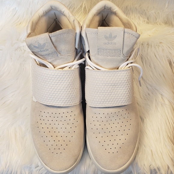 Mens Adidas Tubular Invader Strap Sneakers - Picture 5 of 5